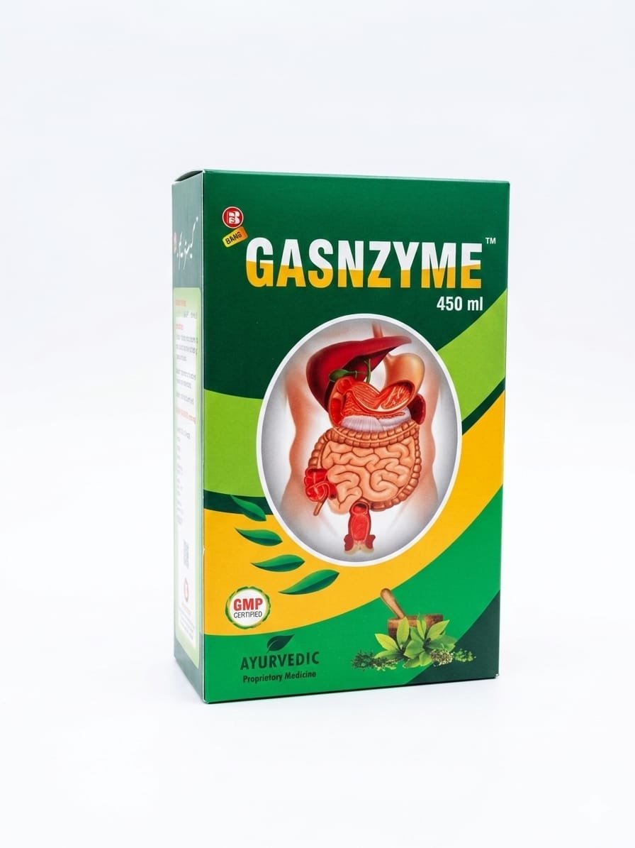 GASNZYME 450ml  (Antacid  & Gas relief )